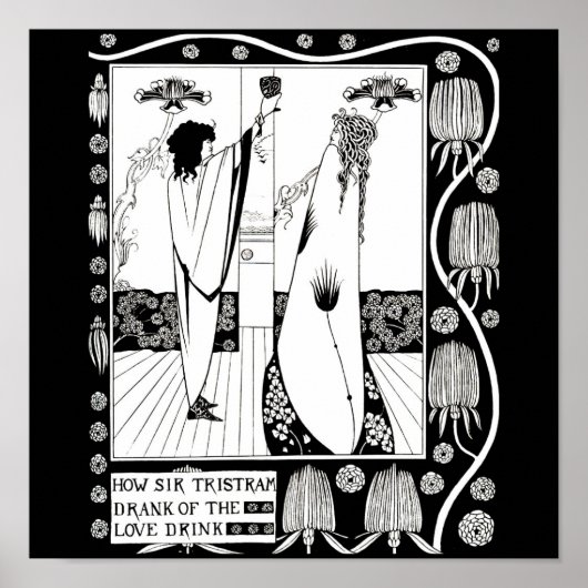 Poster- illustratie-Aubrey Beardsley 10 Poster (Voorkant)
