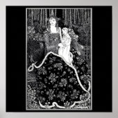 Poster- illustratie-Aubrey Beardsley 18 Poster (Voorkant)