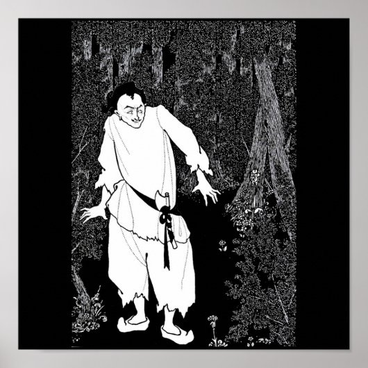 Poster- illustratie-Aubrey Beardsley 28 Poster (Voorkant)