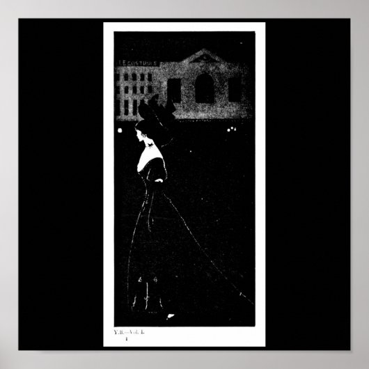 Poster- illustratie-Aubrey Beardsley 39 Poster (Voorkant)