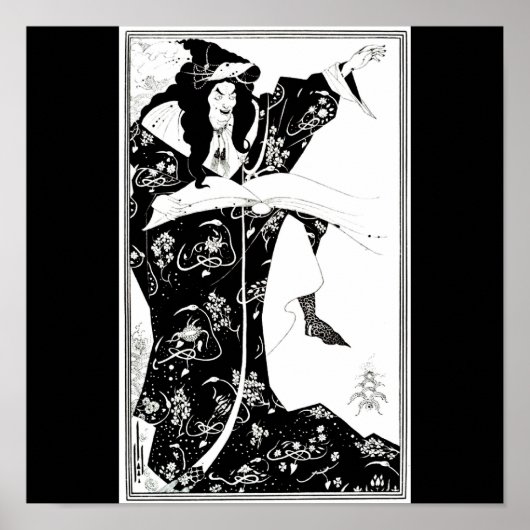 Poster- illustratie-Aubrey Beardsley 7 Poster (Voorkant)