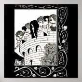 Poster- illustratie-Aubrey Beardsley 9 Poster (Voorkant)