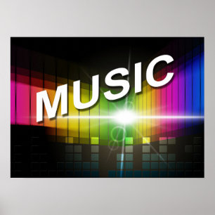 Poster Illustratie muziek