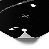 Poster Illustratie muziek (Hoek)