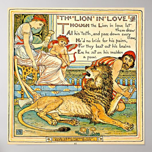 Poster- Illustratie-Walter Crane 22 Poster (Voorkant)