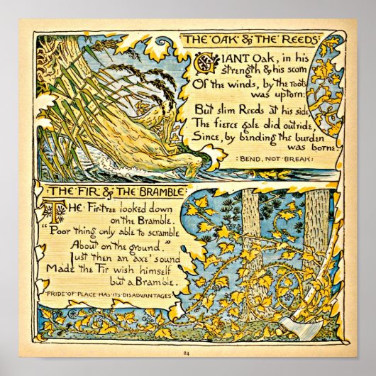 Poster- Illustratie-Walter Crane 24 Poster (Voorkant)