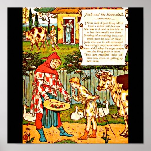 Poster- Illustratie-Walter Crane 4 Poster (Voorkant)