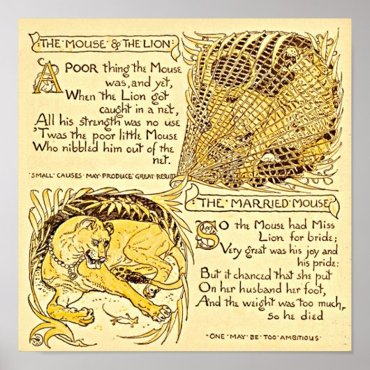 Poster- Illustratie-Walter Crane 67 Poster (Voorkant)