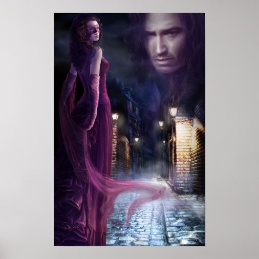 poster ilustración "Noches de Pecado" (Voorkant)