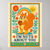 Poster I'm nuts about you Ardilla (Voorkant)
