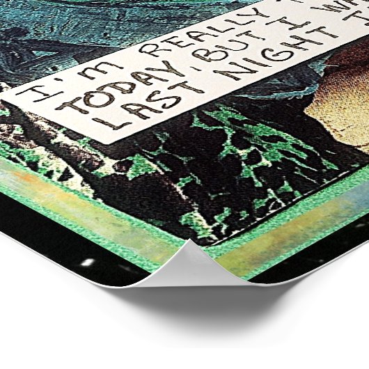 POSTER-IM PROBEERT VANDAAG ECHT TE ZIJN POSTER (Hoek)