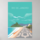 Poster Impanema Rio de Janeiro (Voorkant)