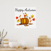 Poster in de herfst (Keuken)