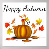 Poster in de herfst (Voorkant)