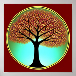 Poster in de herfst van het leven