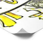 Poster in de illustratie van de Mode Vogue (Hoek)