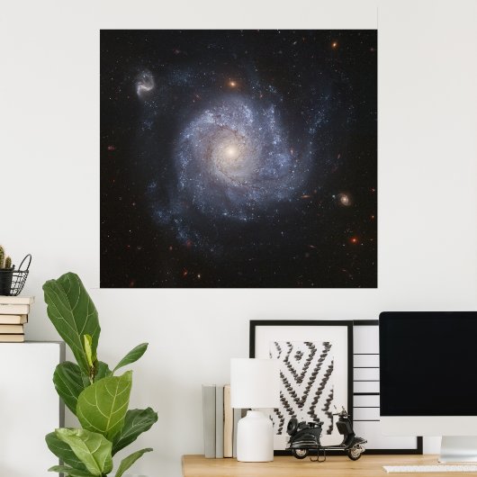 Poster in de ruimte Pinwheels Galaxy (Thuiskantoor)
