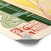  poster in de vorm van een Belle Epoque (Hoek)