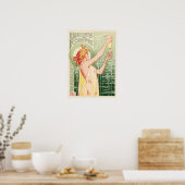  poster in de vorm van een Belle Epoque (Keuken)