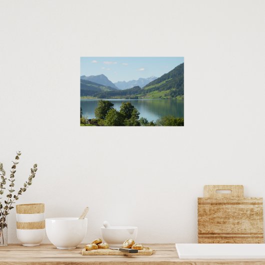 POSTER, IN DE ZWITSERSE ALPS POSTER (Keuken)