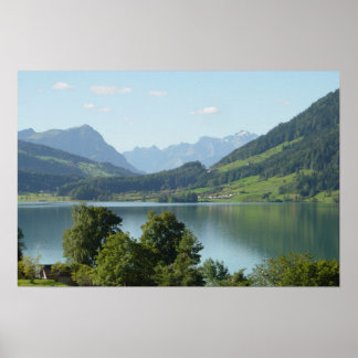 POSTER, IN DE ZWITSERSE ALPS POSTER