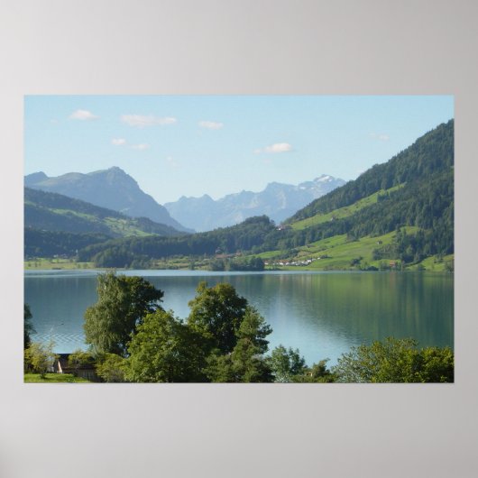 POSTER, IN DE ZWITSERSE ALPS POSTER (Voorkant)