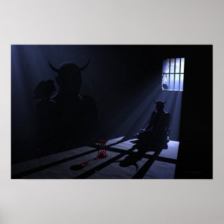 poster "In duisternis"