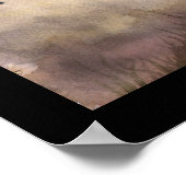 Poster in gele maan najaarbasis (Hoek)