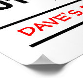 Poster in gevaar - pas aan! (Hoek)