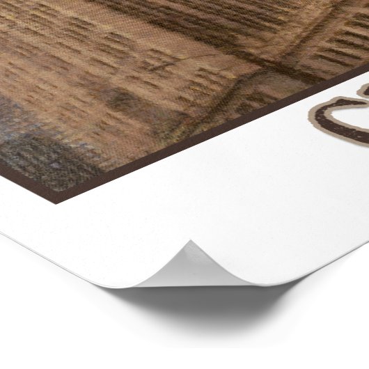 Poster in het centrum van Chicago (Hoek)