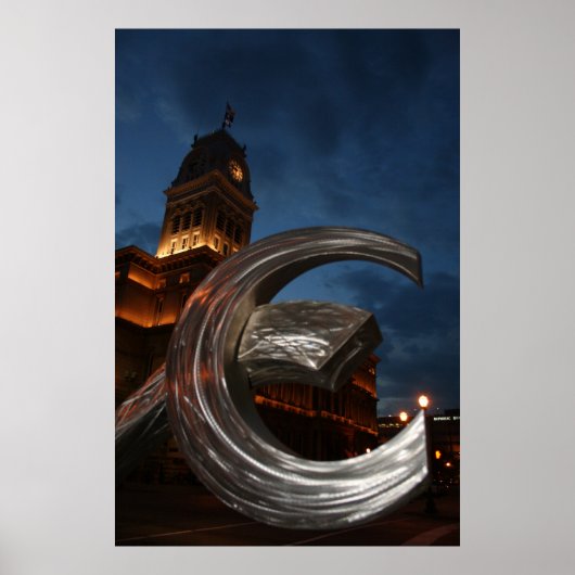 Poster in het centrum van Louisville (Voorkant)