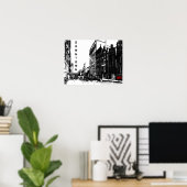 Poster in het centrum van Manhattan (Thuiskantoor)