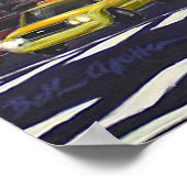 Poster in het centrum van Nashville (Hoek)