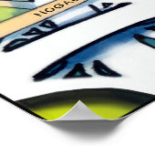 Poster in het centrum van San Antonio (Hoek)