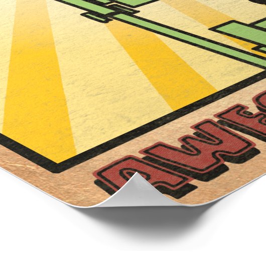 Poster in het herfstmeer "ROBOT" (Hoek)