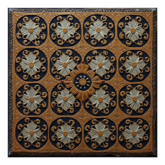 poster in middeleeuwse stijl