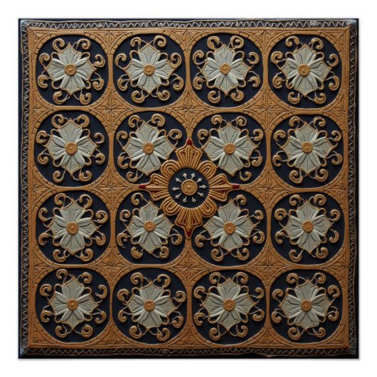 poster in middeleeuwse stijl (Voorkant)