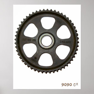 Poster in tandwielen