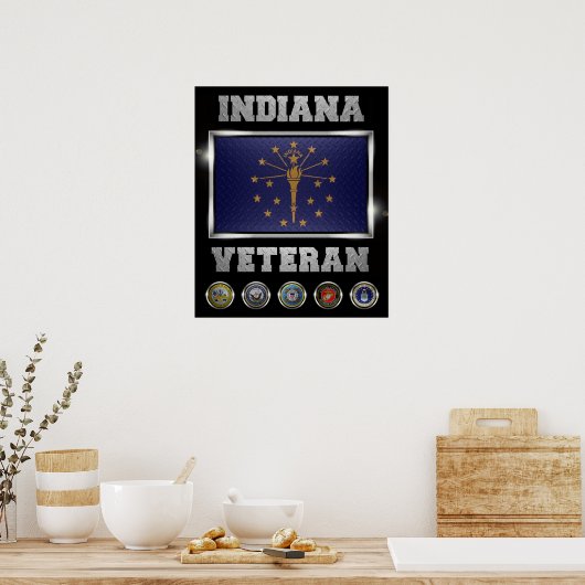 Poster Indiana Veteran (Keuken)