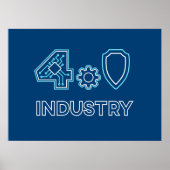 Poster Industriële industrie (Voorkant)
