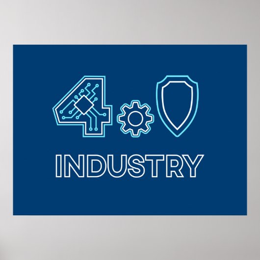 Poster Industriële industrie (Voorkant)