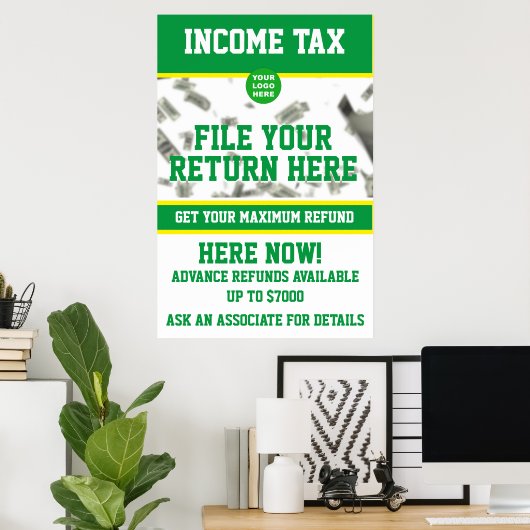 Poster inkomstenbelasting (Thuiskantoor)