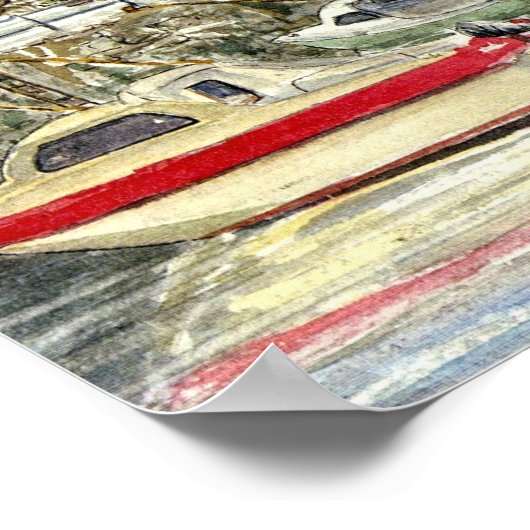 poster "Inner Harbour, Falmouth" (Hoek)