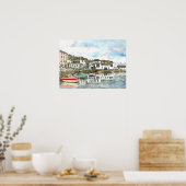 poster "Inner Harbour, Falmouth" (Keuken)