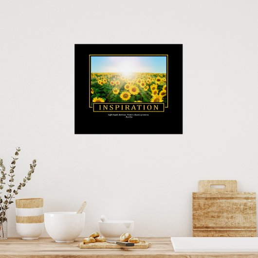 Poster Inspiration Quote (Keuken)