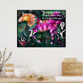 Poster - Inspirerend Abstract Paard (Keuken)