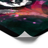 Poster - Inspirerend Abstract Paard (Hoek)