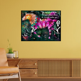 Poster - Inspirerend Abstract Paard