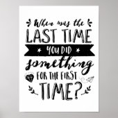 Poster Inspirerend leven en reizen (Voorkant)