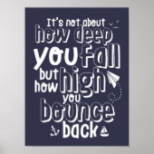 Poster Inspirerend levensquote (Voorkant)